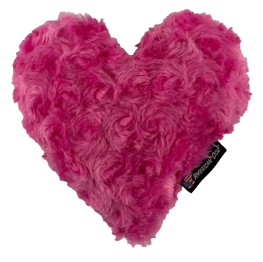 LUCKY DOG $7 Pink Heart Plushie American Dog
