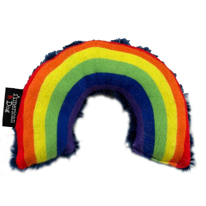 LUCKY DOG $7 Rainbow Plushie American Dog