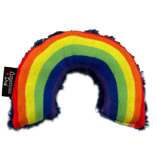 LUCKY DOG $7 Rainbow Plushie American Dog