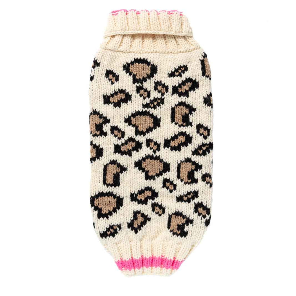 Leopard Print Dog Sweater