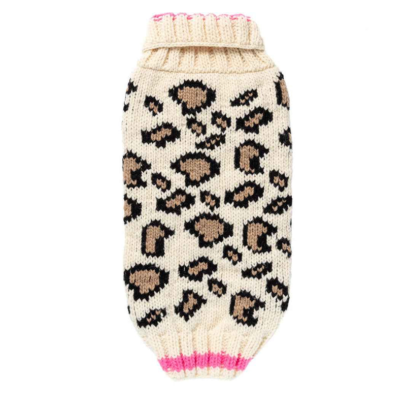 Leopard Print Dog Sweater