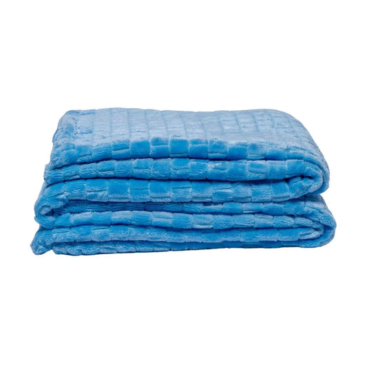 Family Textured Luxury Sherpa Pet Blanket (50" x 60") American Pet Supplies