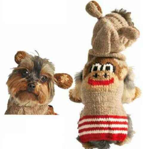 Monkey Hoodie Dog Sweater