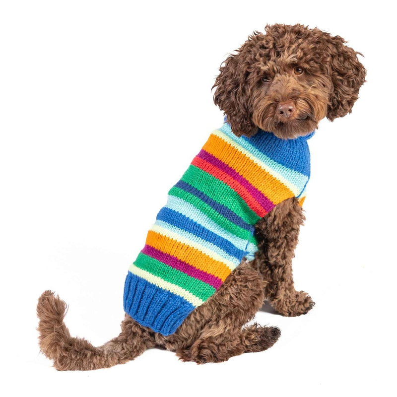 Alpaca Royal Stripe Dog Sweater