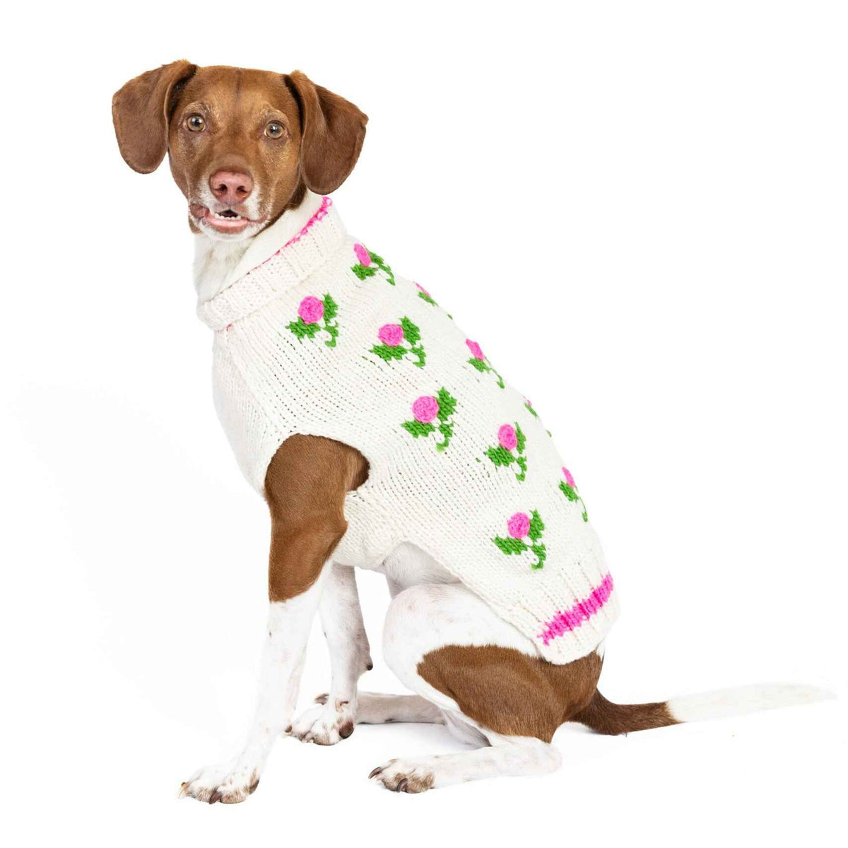 Rose Bud Dog Sweater
