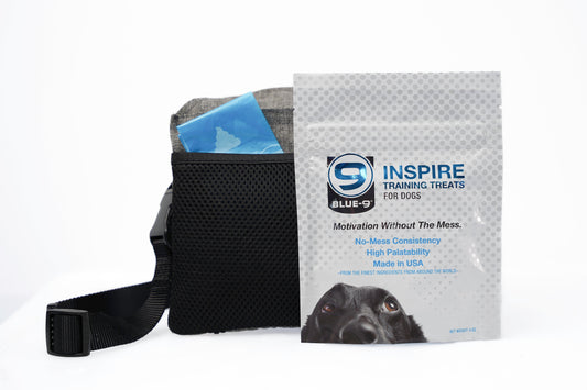 INSPIRE Dog Training Treat Pouch & Treats Blue-9 Pet Products