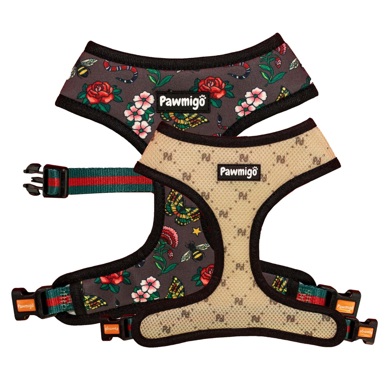 May Flowers Reversible Harness Pawmigo