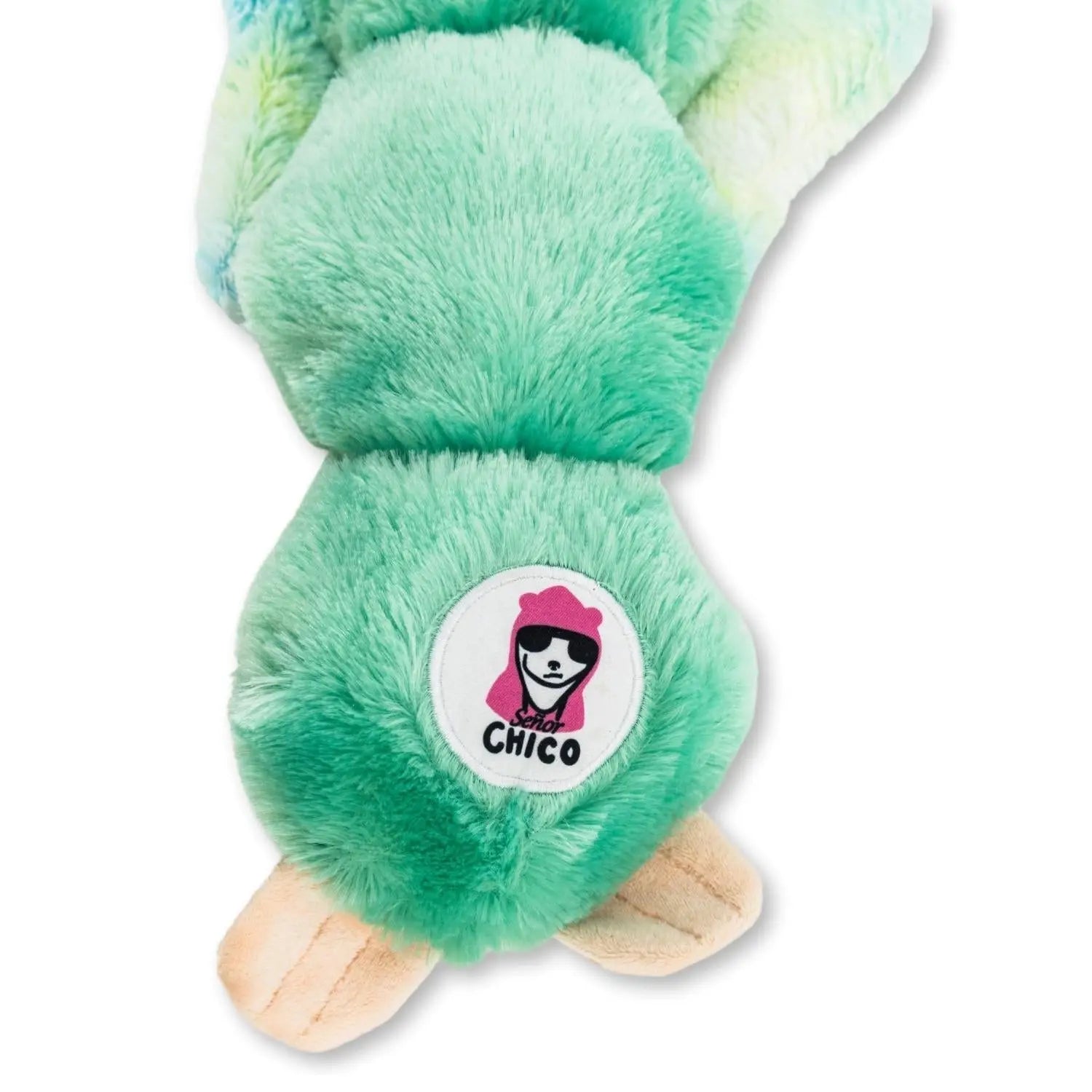 Mystical Mint Winged Sloth Plush Dog Toy – with Squeaker & Crinkle Paper for Fun Play American Pet Supplies
