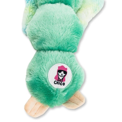 Mystical Mint Winged Sloth Plush Dog Toy – with Squeaker & Crinkle Paper for Fun Play American Pet Supplies