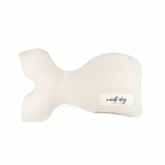 Mother of Pearl Stuffed Squeaker Wubby Dog Toy Nauti-dog Handmade