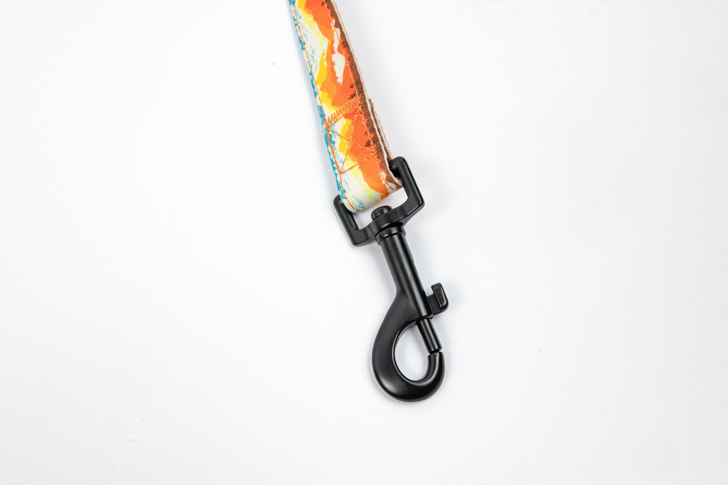 Mountainscape Dog Leash - Orange