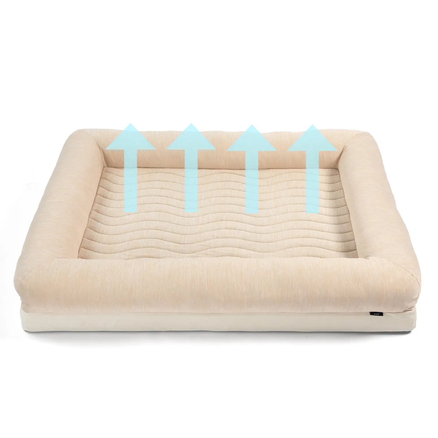 PupChill™ Cooling 4-Bolster Dog Bed - Arctic Sand Paw.com