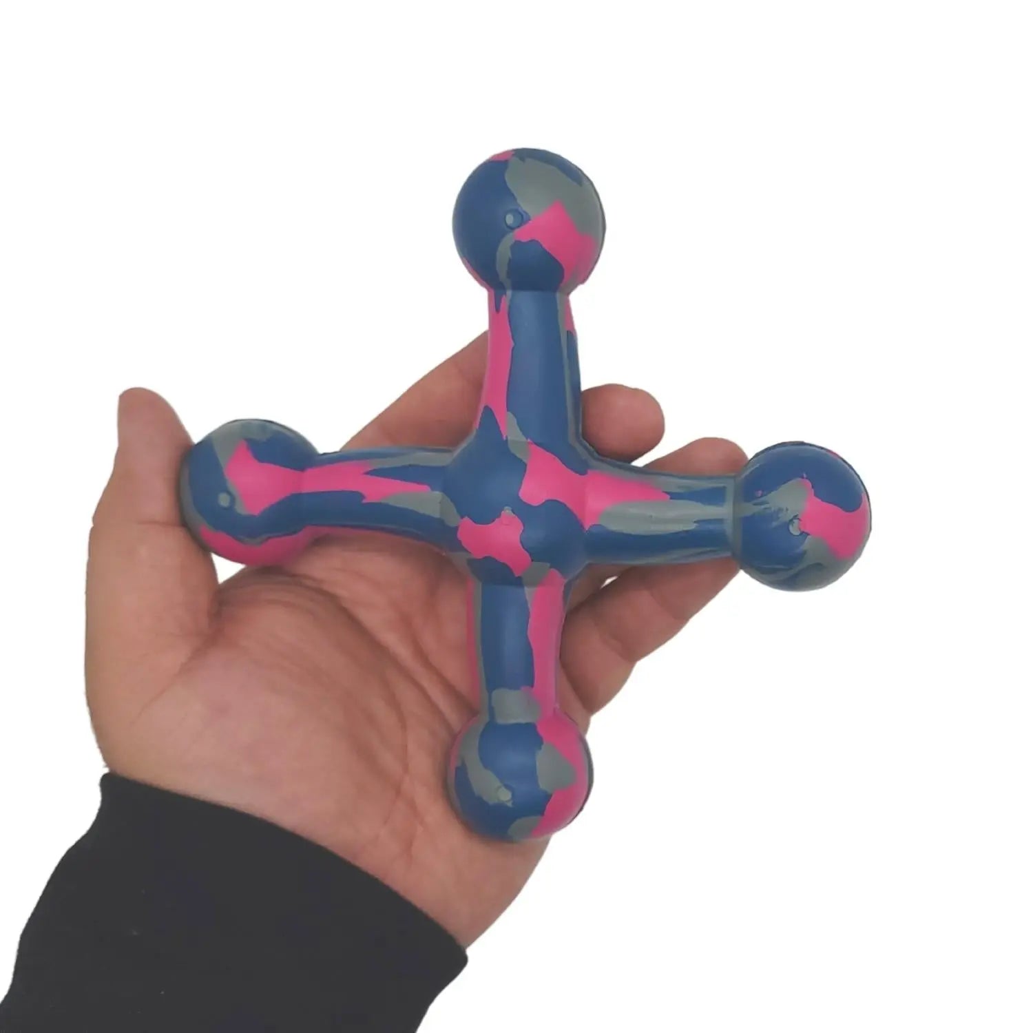 Natural Rubber Jack Dog Toy – Durable, Non-Toxic Chew Toy for Engaging Play and Enhanced Agility American Pet Supplies