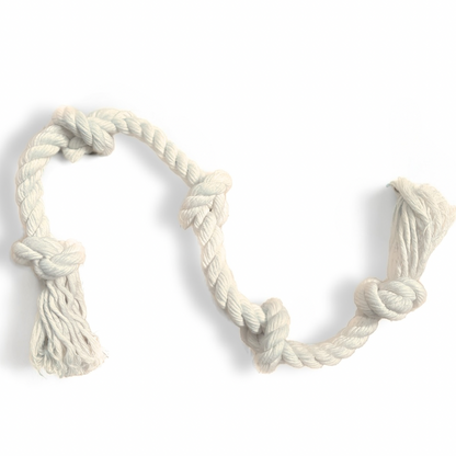 Boba & Vespa 100% Organic Cotton Rope Dog Toy - 5 Sizes The Kind Pet