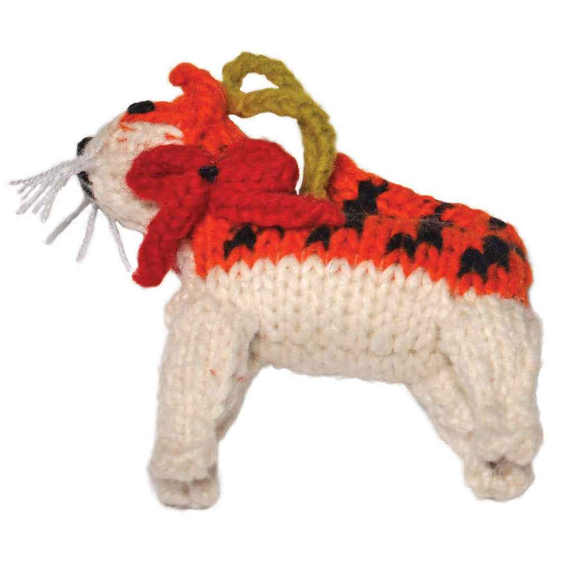 Orange Tabby Cat Ornament