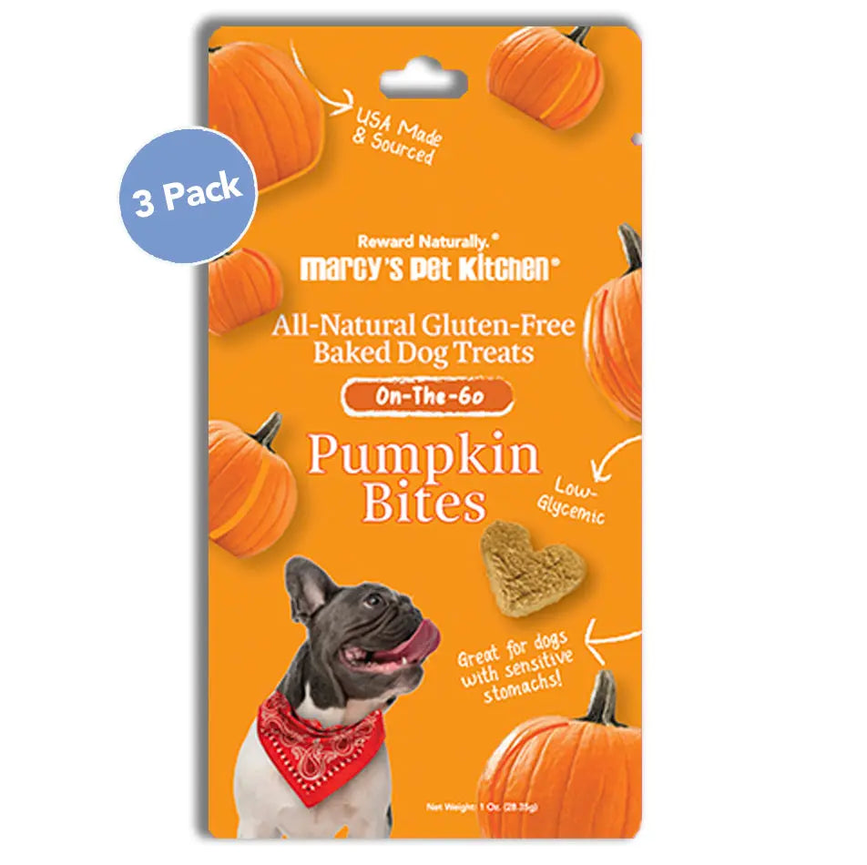 Marcy's Pet Kitchen® - 'On-The-Go' All-Natural, Vegan Pumpkin Biscuit 1oz Marcy's Pet Kitchen
