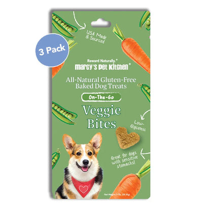 Marcy's Pet Kitchen® - 'On-The-Go' All-Natural, Vegan Veggie Biscuit 1 oz Healthy Dog Treats Marcy's Pet Kitchen