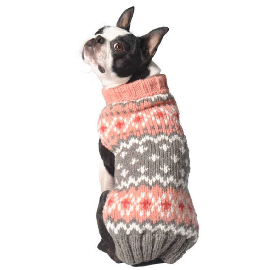 Peach Fair Isle Ski Hat