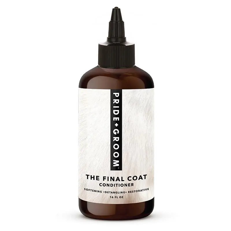 THE FINAL COAT Dog Conditioner — All-Natural, Vegan, Hypoallergenic Conditioner for a Soft, Shiny Coat PRIDE+GROOM