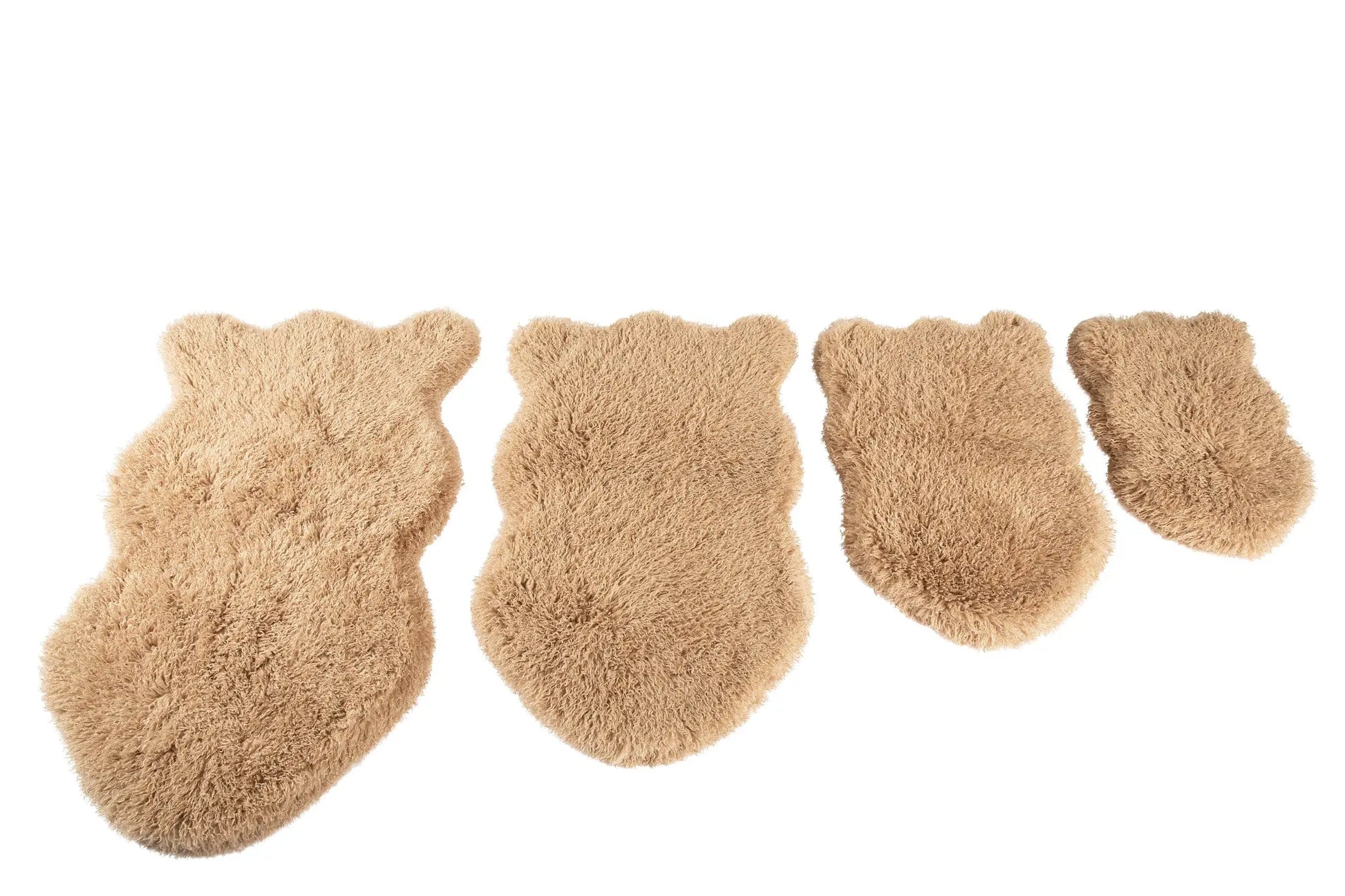PupRug™ Luxe Faux Fur Orthopedic Dog Bed -  Plush Sheep Tan Paw.com