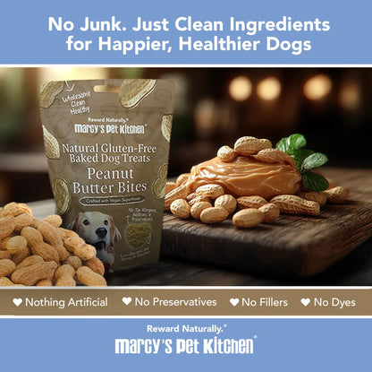 Marcy's Pet Kitchen® - 'On-The-Go' All-Natural, Vegan Peanut Butter Biscuit Marcy's Pet Kitchen