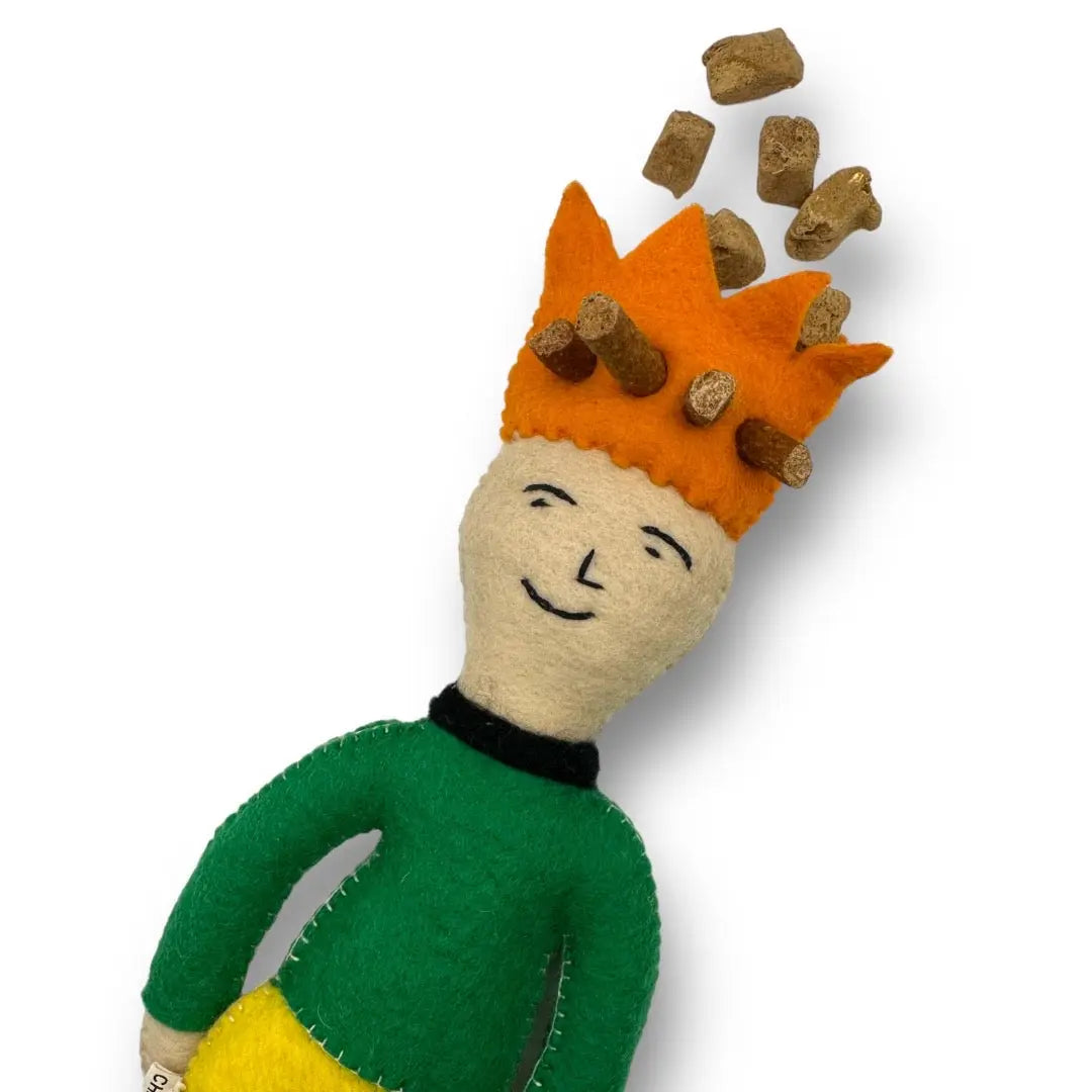 Prince and Princess Felt Dog Toys - K9 Outdoors
