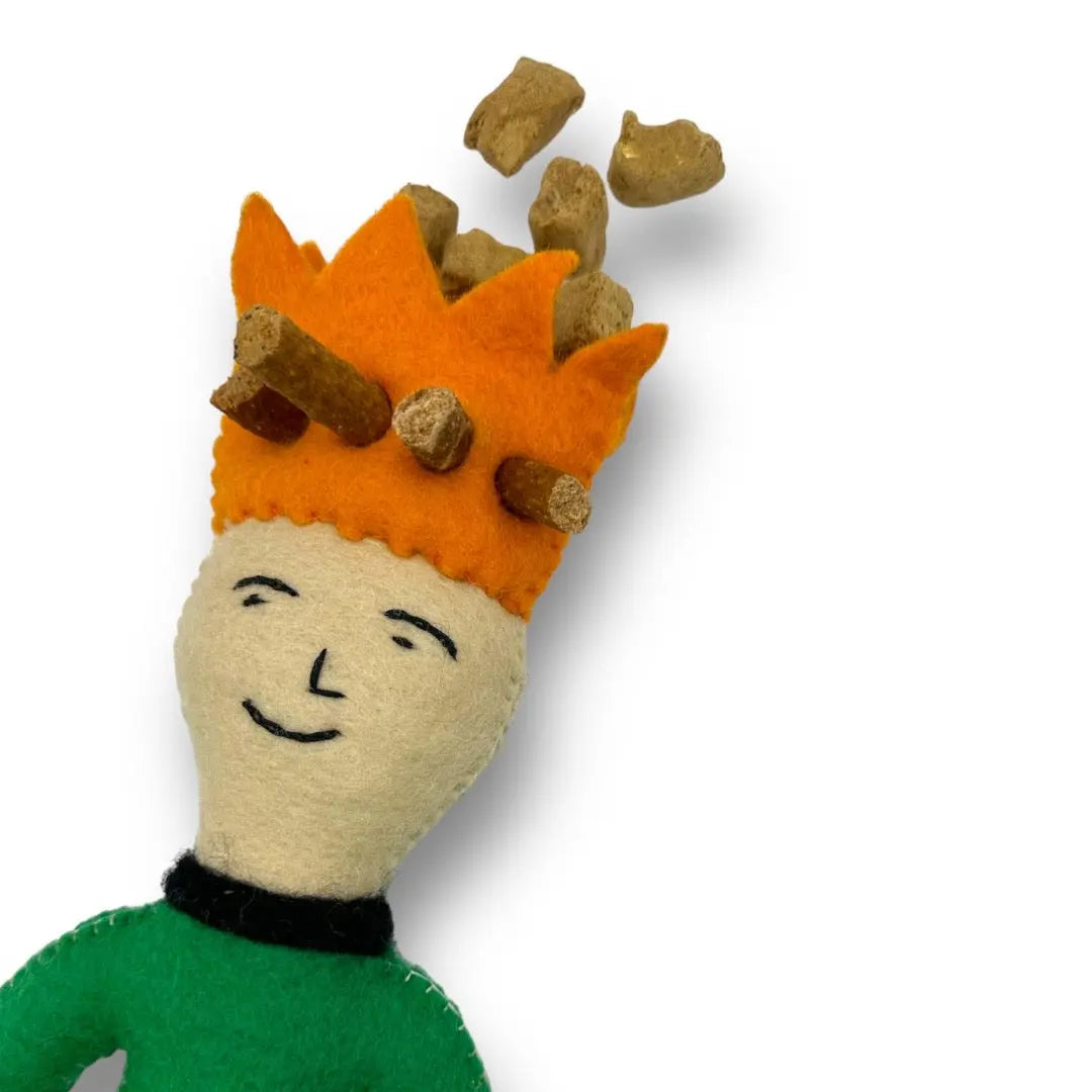 Prince and Princess Felt Dog Toys - K9 Outdoors