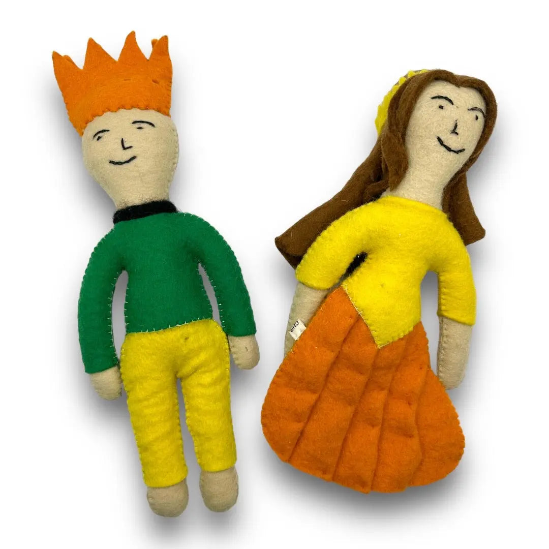 Prince and Princess Felt Dog Toys - K9 Outdoors