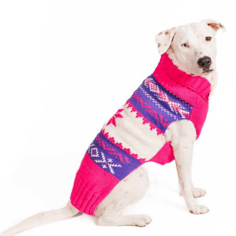 Pink Vail Dog Sweater