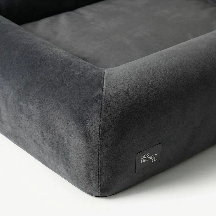 Premium Orthopedic Memory Foam Dog Bed - Charcoal (Medium) (LP)
