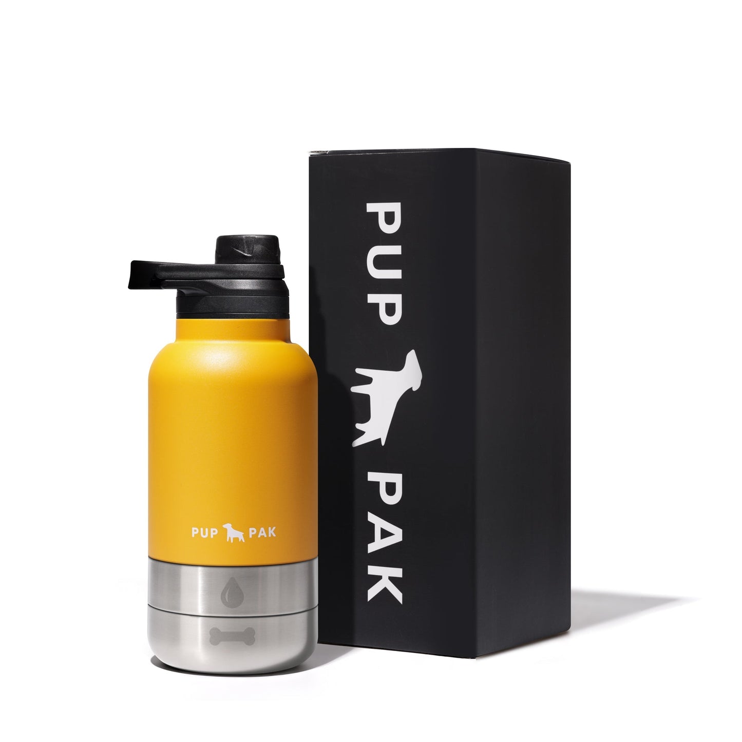 Pup Pak Dog Water Bottle with Detachable Bowls Pup Pak