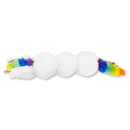 Colorful Unicorn Magical Creature Plush Dog Toy – with Squeaker & Crinkle Paper for Fun Play American Pet Supplies