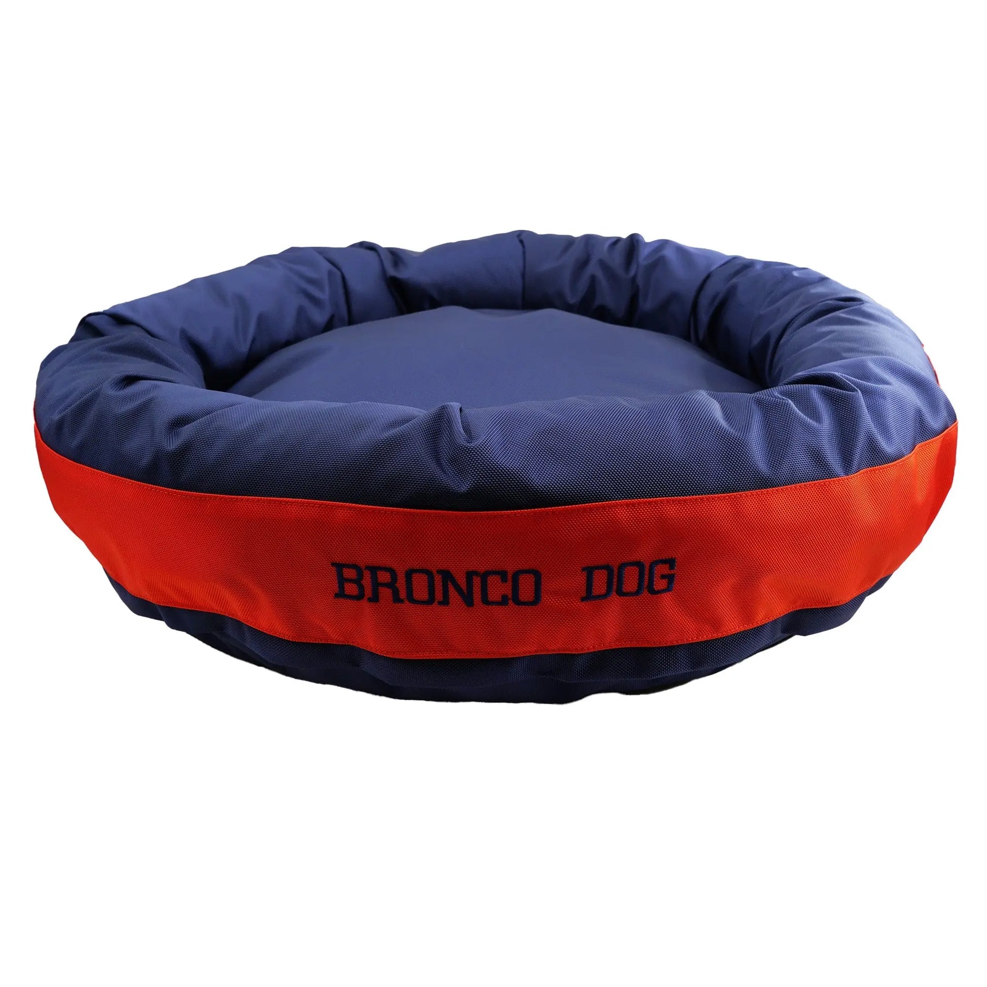 Dog Bed Round Bolster Armor Football American Dog