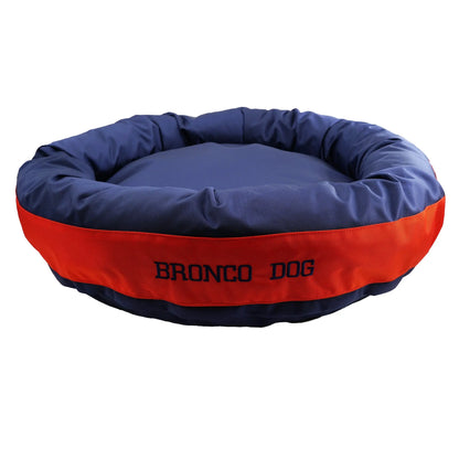 Dog Bed Round Bolster Armor Football American Dog