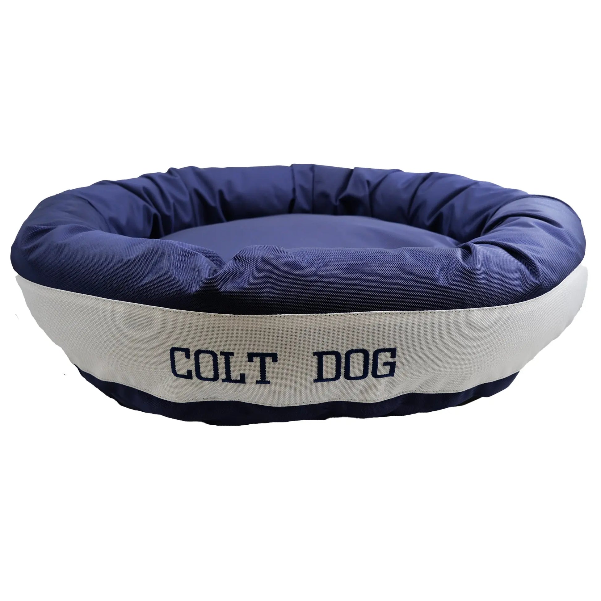 Dog Bed Round Bolster Armor Football American Dog