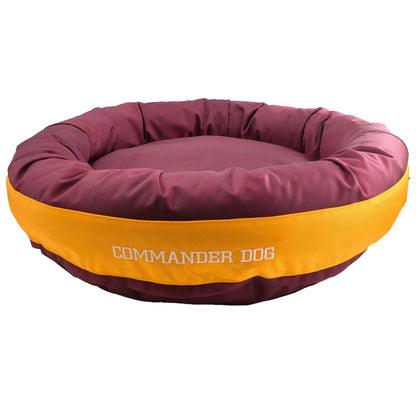 Dog Bed Round Bolster Armor Football American Dog