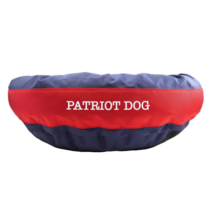 Dog Bed Round Bolster Armor Football American Dog