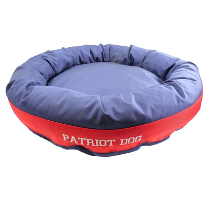 Dog Bed Round Bolster Armor Football American Dog