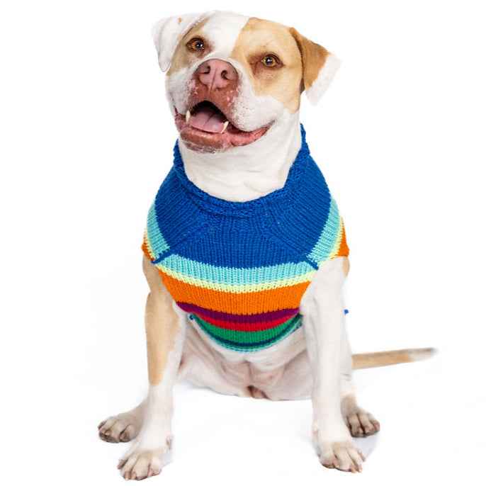 Alpaca Royal Stripe Dog Sweater