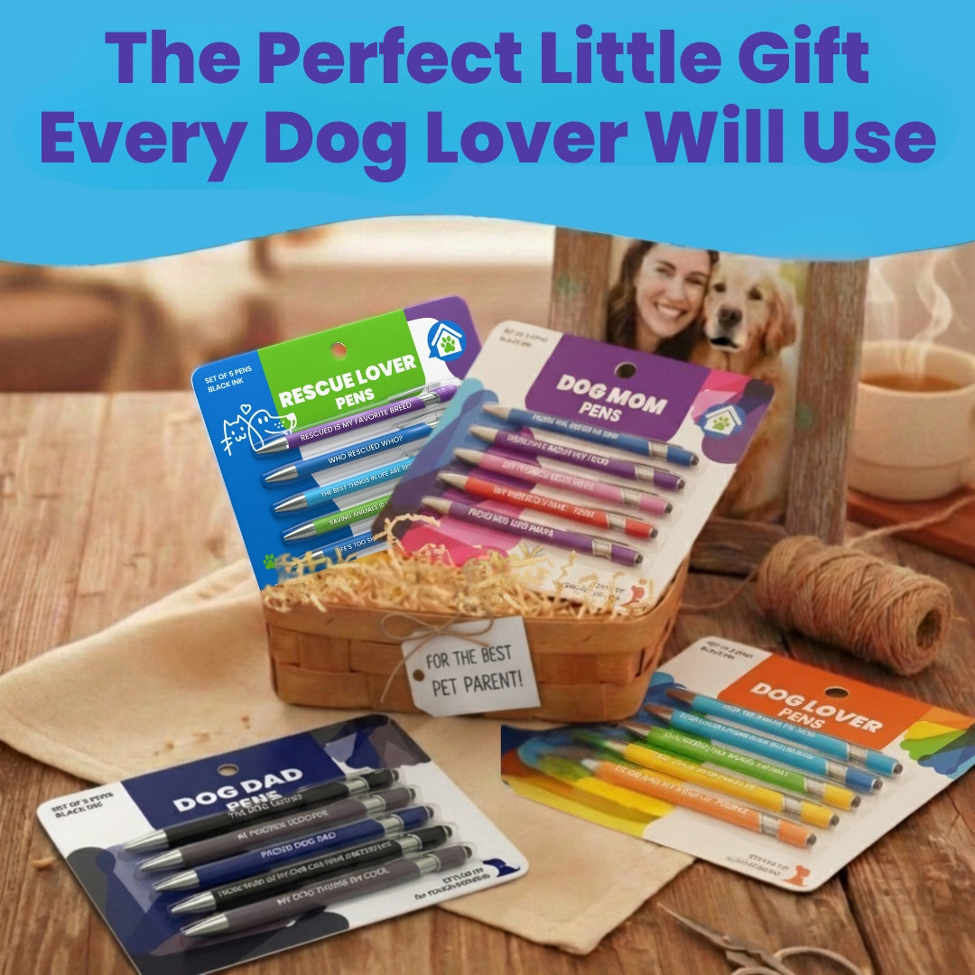 Dog-Themed Stylus Pen Sets