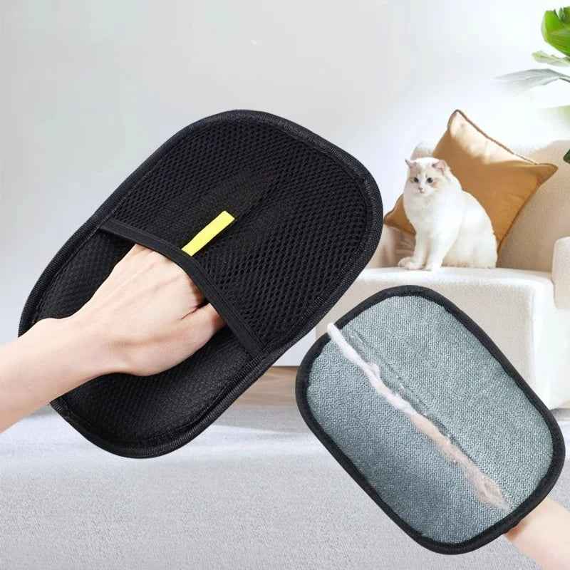 Pet Hair Removal Glove for Clothes and Furniture