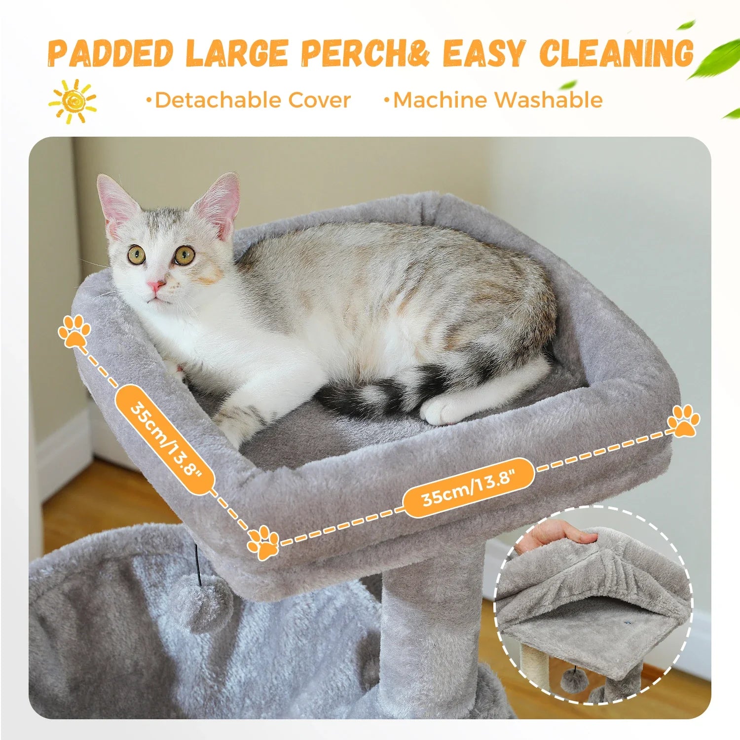 Pequlti 104cm Multi-Level Cat Tree with 2 Condos - Wood