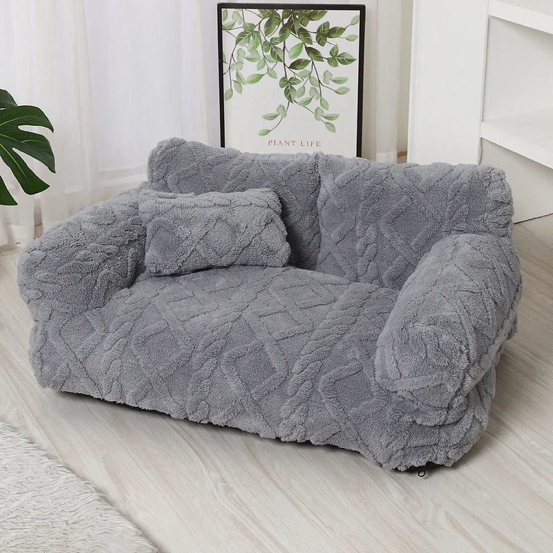 PawRelax™ Plush Bed 🐾 — Soft, Secure & Anxiety-Reducing