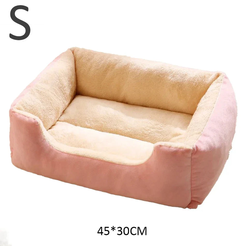 Cat & Dog Bed – Cozy Pet Cushion, Basket, and Habitat for Cats, Kittens & Small Dogs