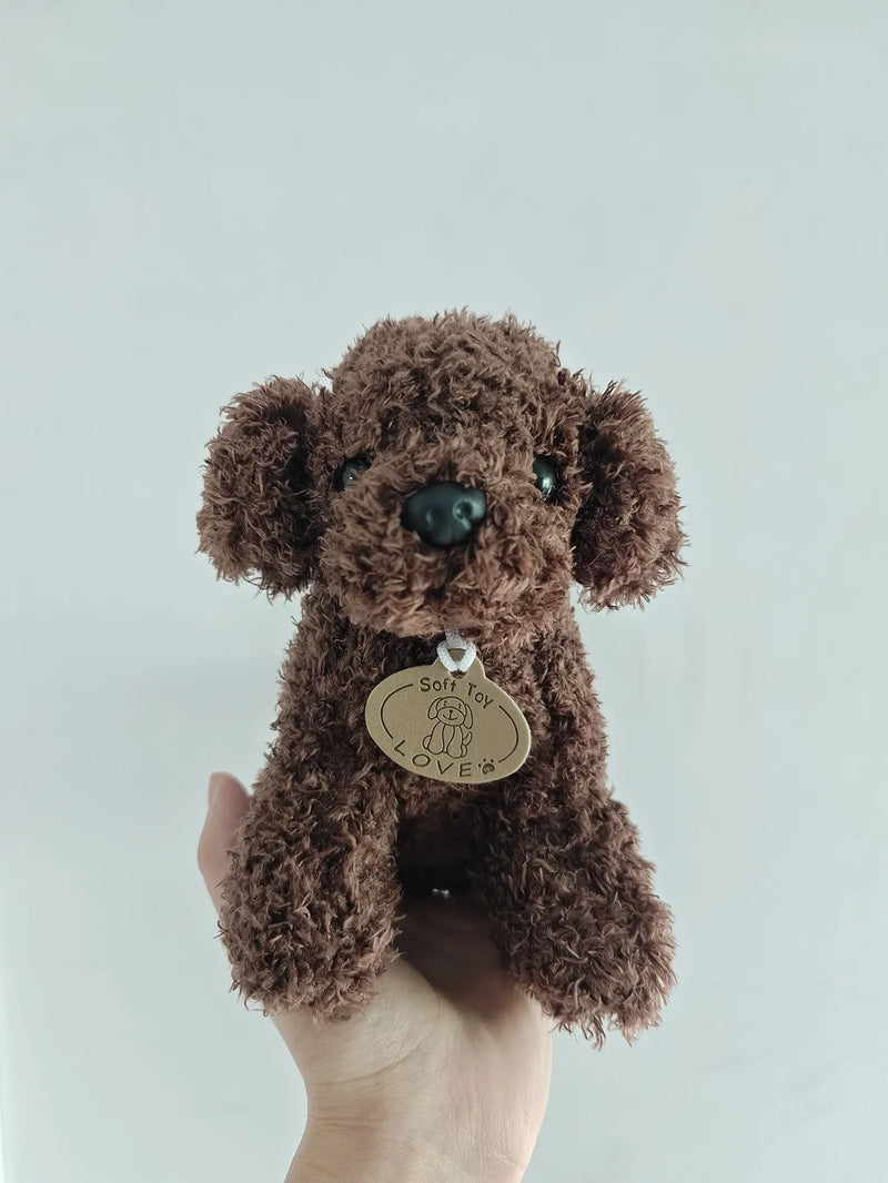 Teddy Dog Plush Toy for Pet Interactive Chew-resistant Puppy Teething Boredom Relief Soft Stuffed Animal Toy for Dog Theme Party