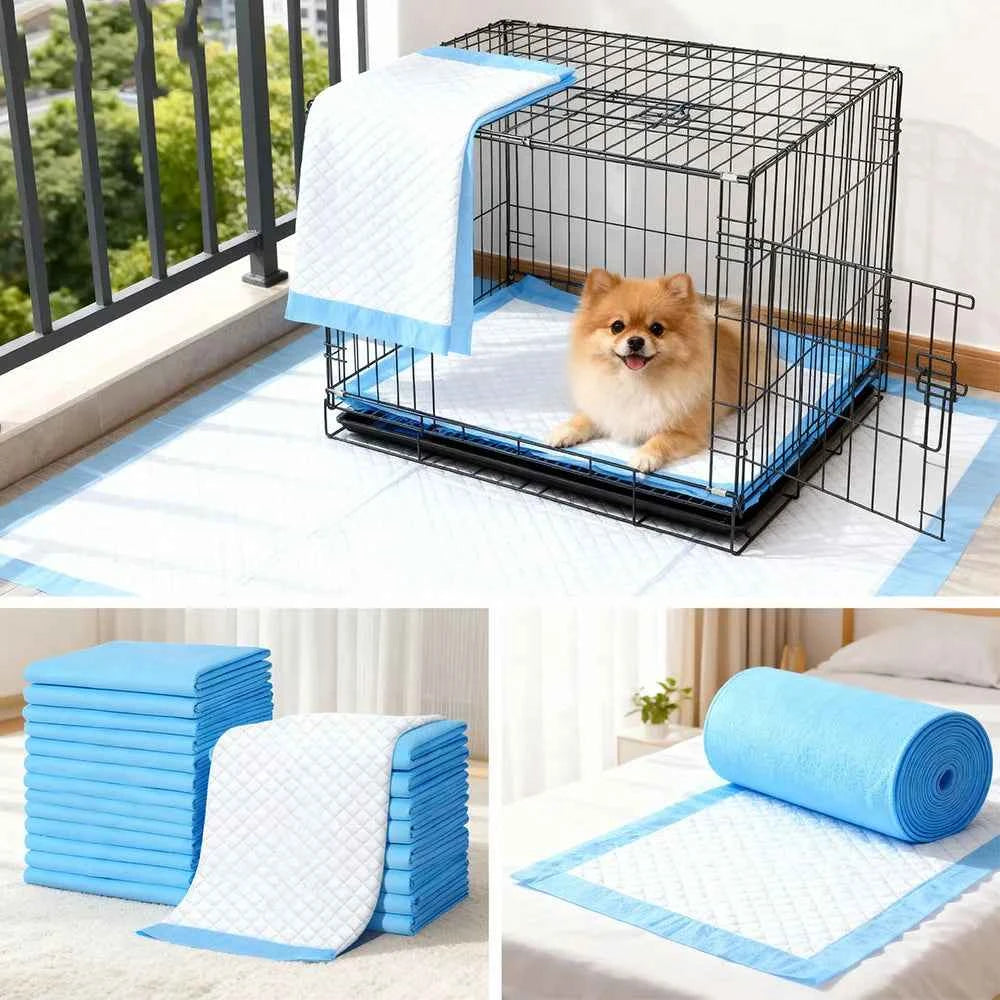 Large Dog Pads Thicker Puppy Pads , Super Absorbent Pee Pads for Dogs, Disposable Incontience Underpads for Doggies, Cats, Rabbi