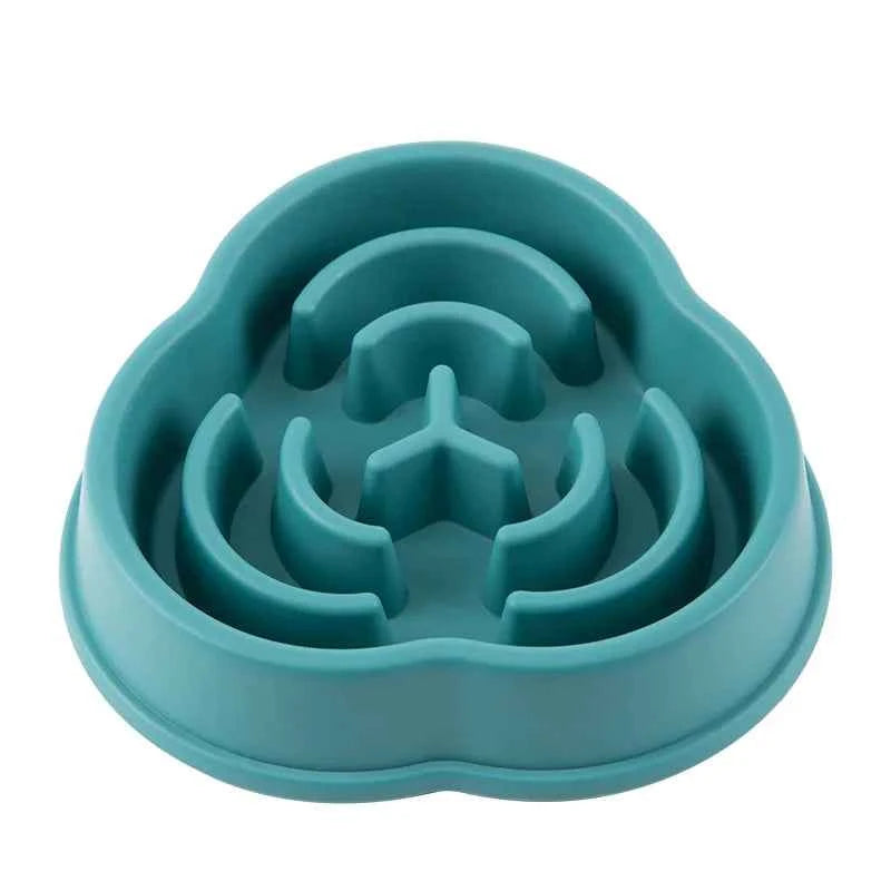 Anti-Choking Slow Feeder Dog Bowl - Non-Slip Plastic Maze Bowl