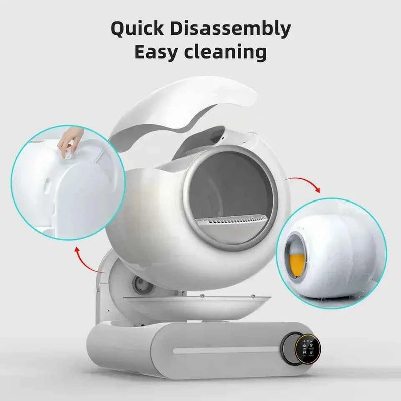 Tonepie Automatic Self Cleaning Cat Litter Box - 65L App Control
