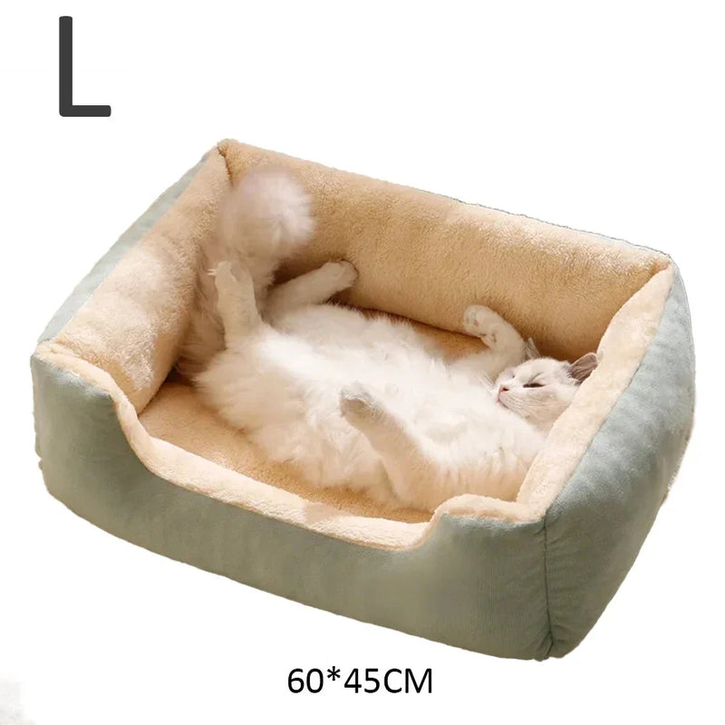 Cat & Dog Bed – Cozy Pet Cushion, Basket, and Habitat for Cats, Kittens & Small Dogs