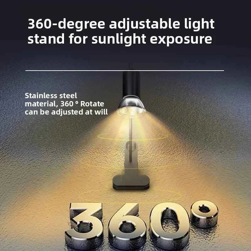 Reptile UVB Heating & Basking Light, Terrarium Insulation Lamp with Sterilization, Aquarium Sunlight Bulb for Reptile Tank